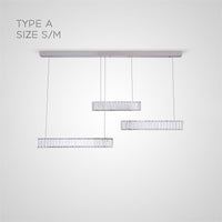 BERTOLDA TRIO Long lighting fixture