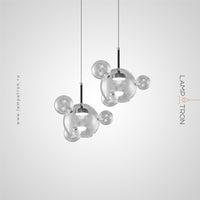 BUBBLE B BLACK LUX Pendant light