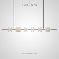 BUTTON PLAY L Long lighting fixture