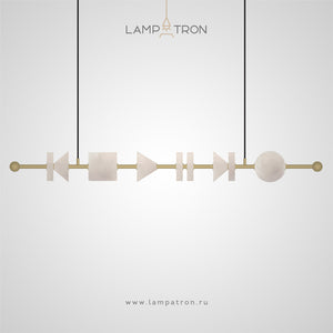 BUTTON PLAY L Long lighting fixture