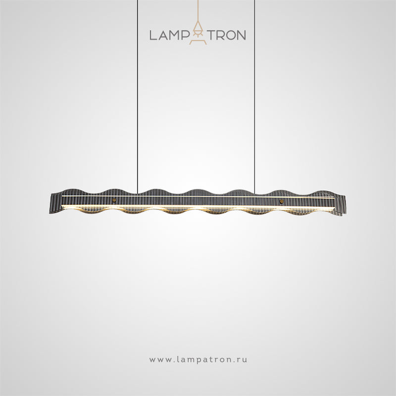 CHIFFA WAVE L Long lighting fixture