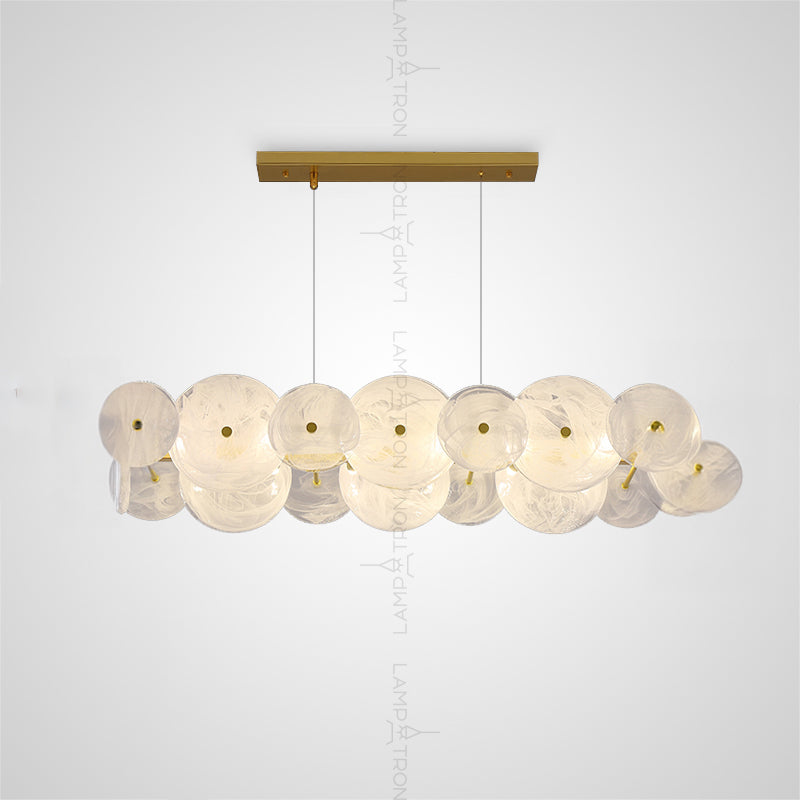 CLARA L WHITE Long lighting fixture