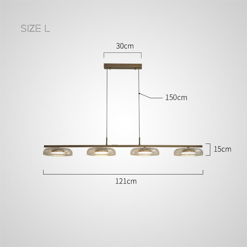 CRISPIN L Long lighting fixture