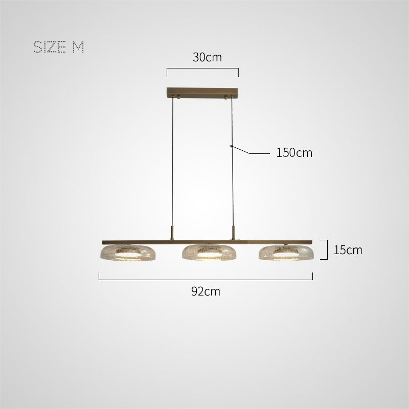 CRISPIN L Long lighting fixture
