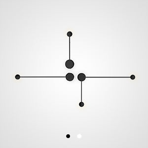 DOTS SLIM Wall light fixture