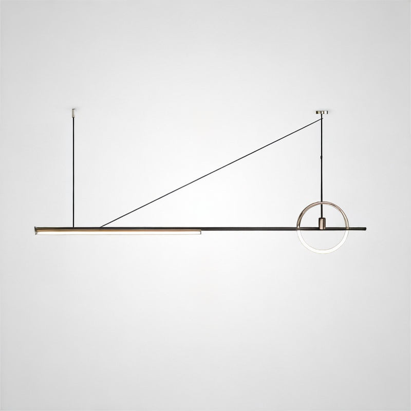 ZODIAC Long lighting fixture