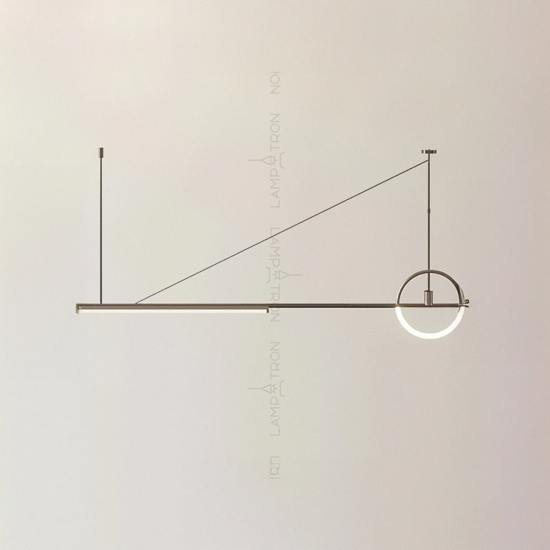 ZODIAC Long lighting fixture