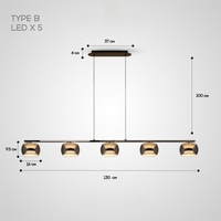 ELISER LONG Pendant light