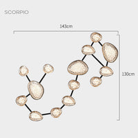 EVIAN ZODIAC Wall light fixture