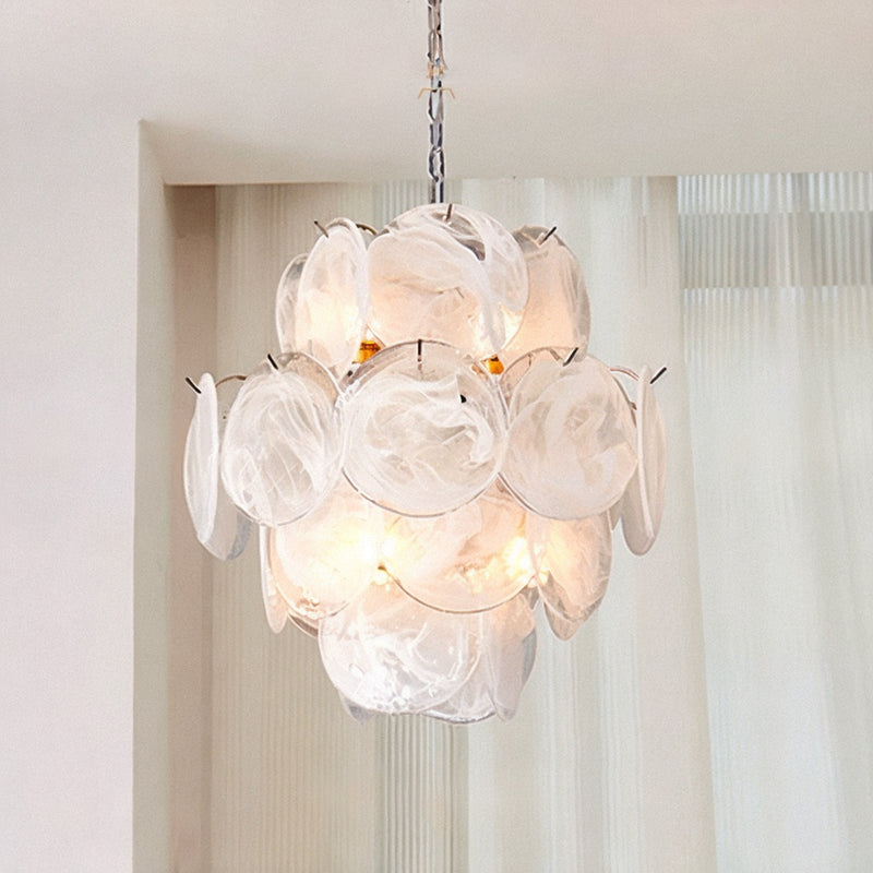 FROST COLOR Chandelier, White