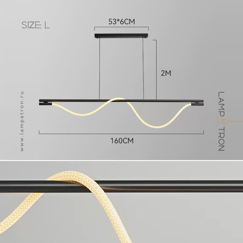 GLORIFY OPTIC LONG Long lighting fixture