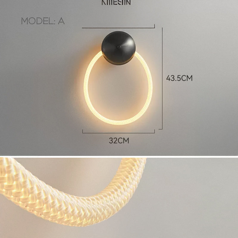GLORIFY OPTIC LOOP Wall light fixture