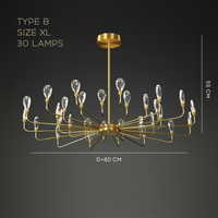 GLORIOLE UP Chandeliers