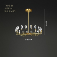 GLORIOLE UP Chandeliers