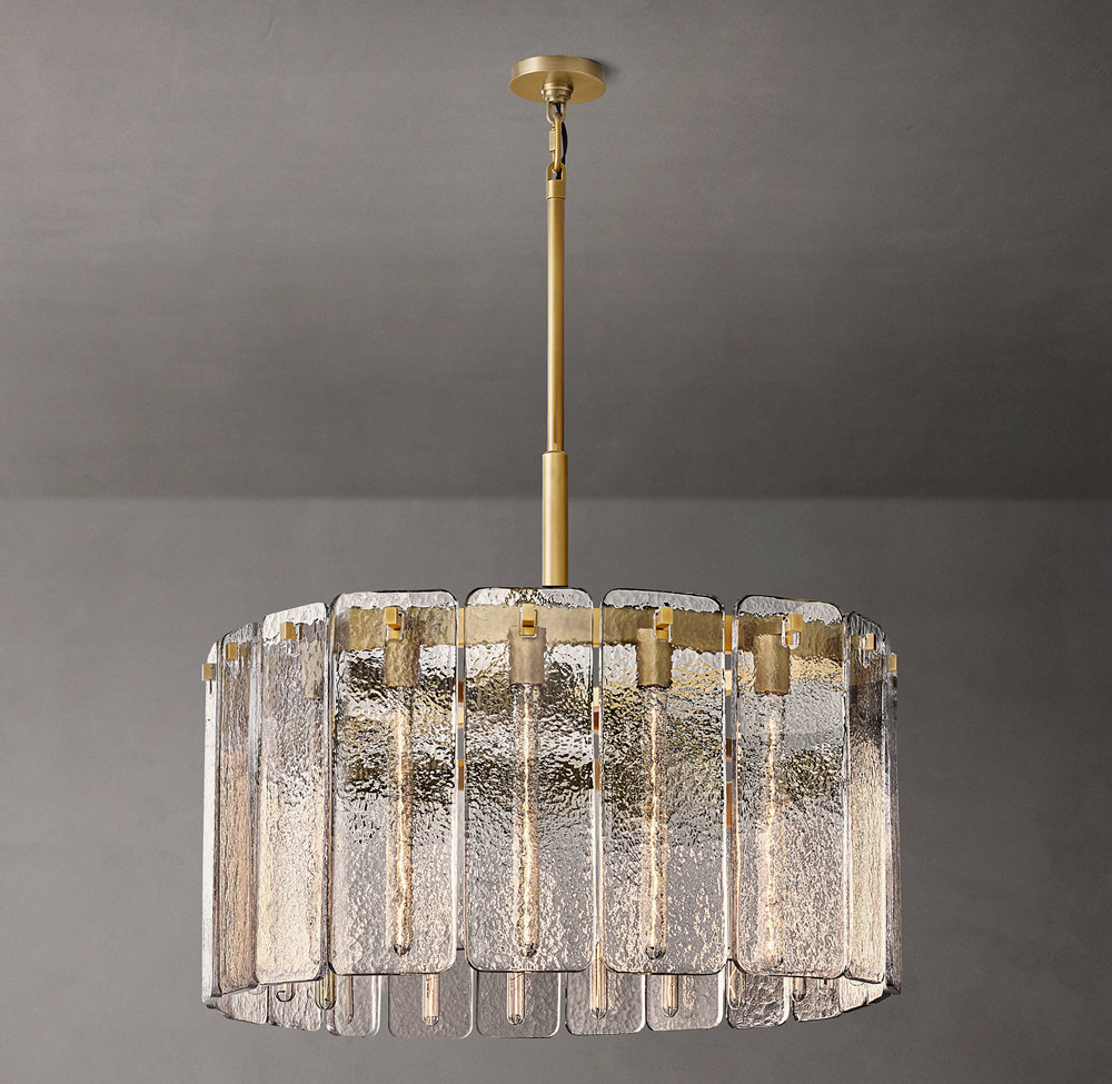 Calamette Glass Round Chandelier