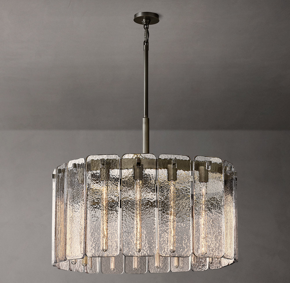 Calamette Glass Round Chandelier