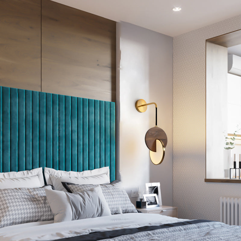 GLATT WOOD WALL Wall light fixture