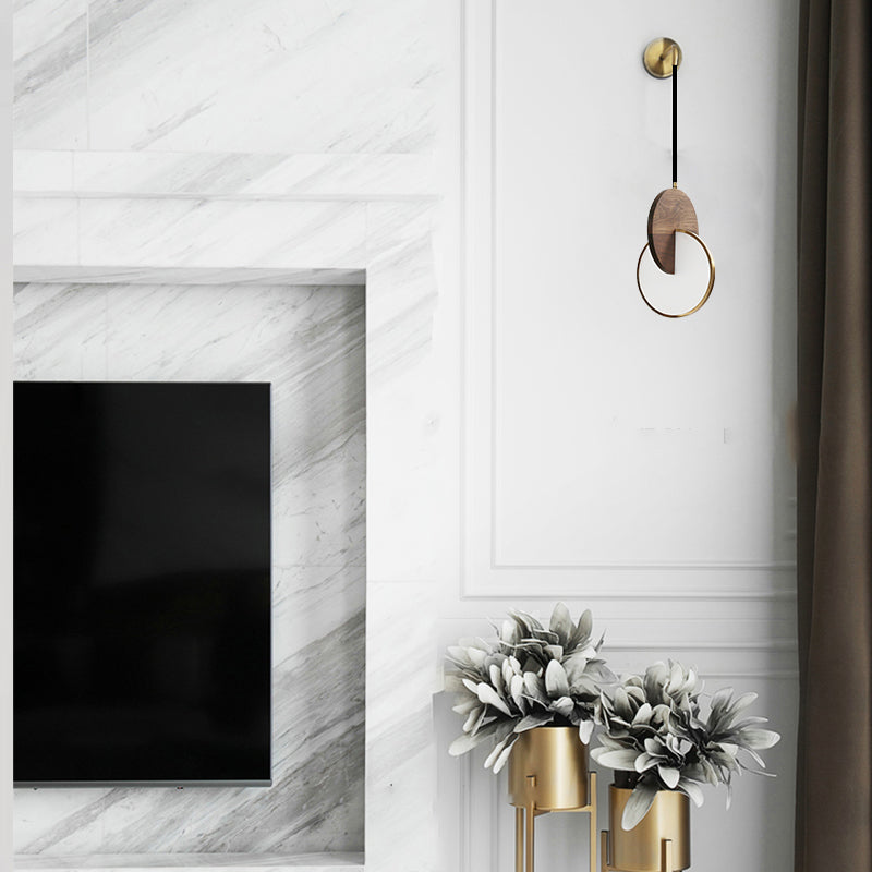 GLATT WOOD WALL Wall light fixture