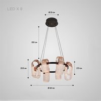 JERALD RING Chandelier