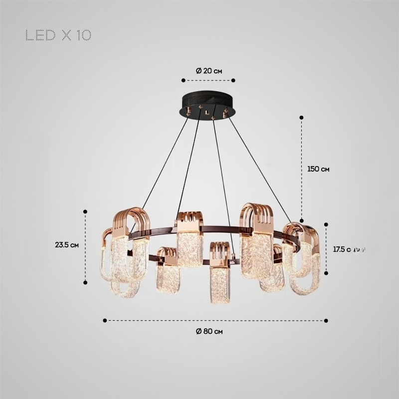 JERALD RING Chandelier