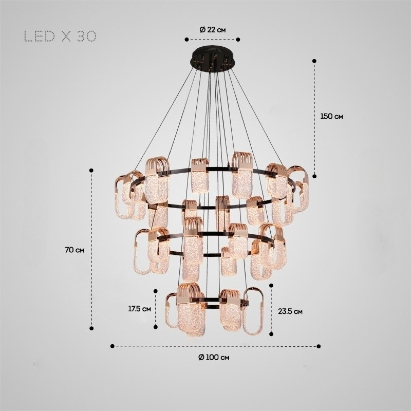 JERALD RING Chandelier