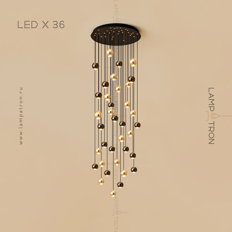 KARA Cascade lighting fixtures