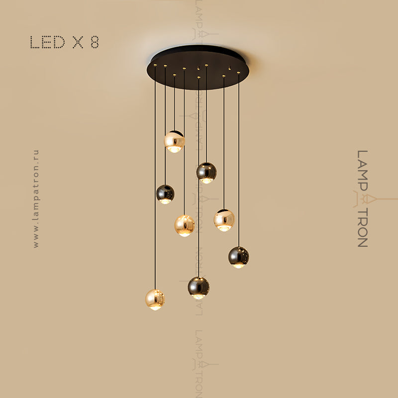 KARA Cascade lighting fixtures