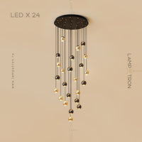 KARA Cascade lighting fixtures