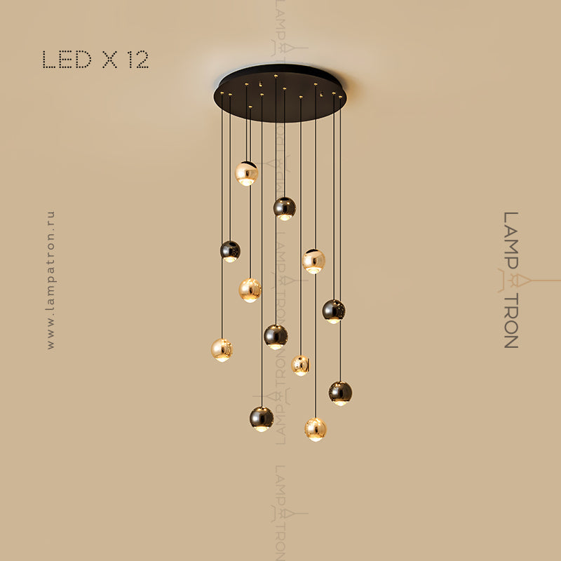 KARA Cascade lighting fixtures