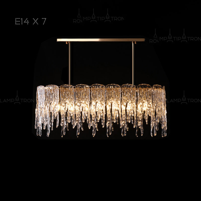SPRING B LONG Long lighting fixture