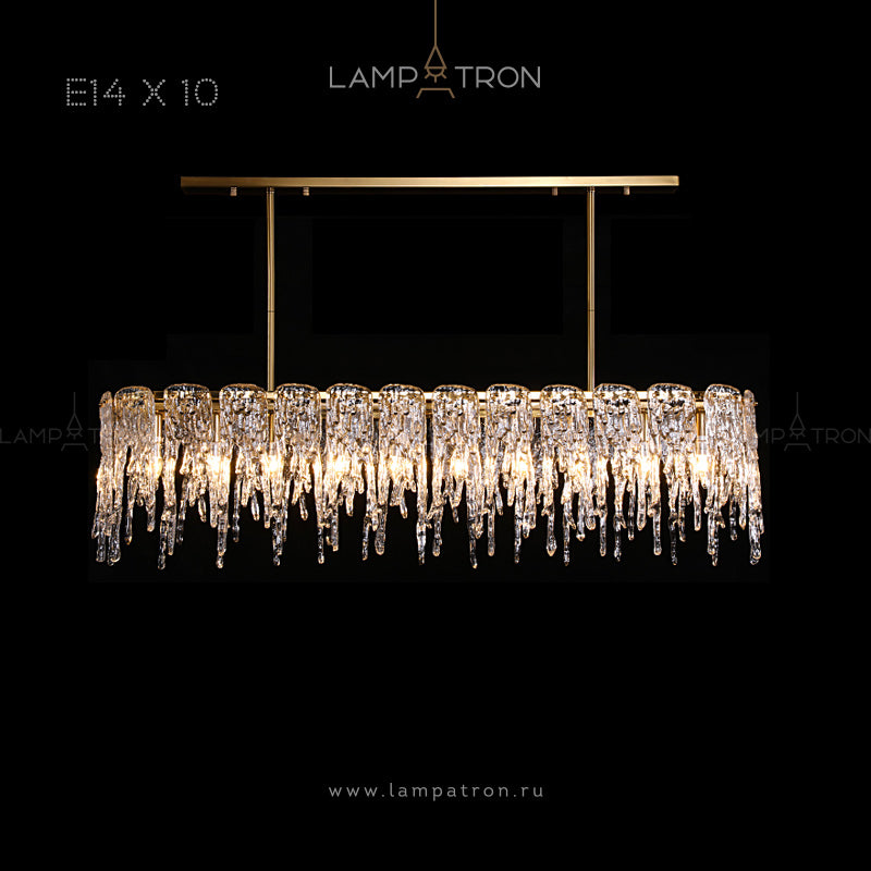 SPRING B LONG Long lighting fixture