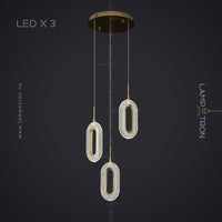 KEZIA COMBO Cascade lighting fixtures