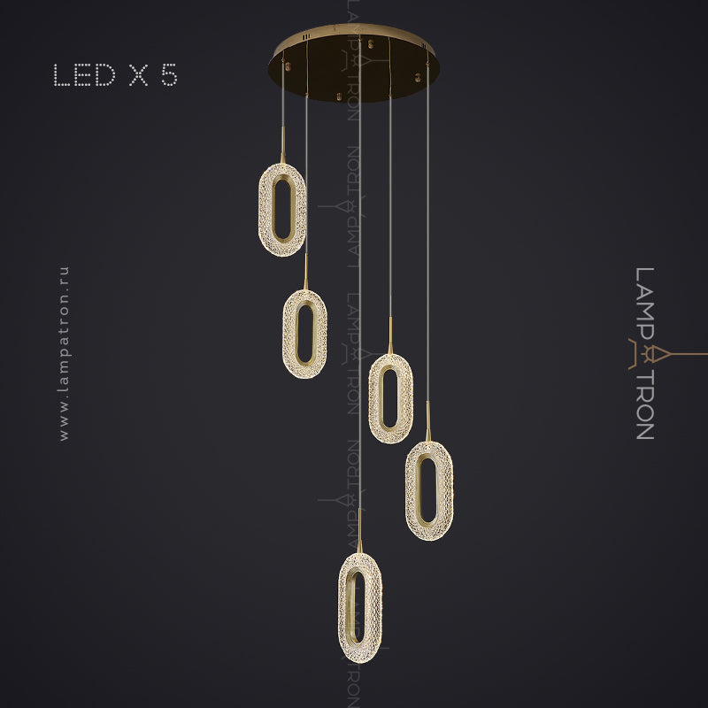 KEZIA COMBO Cascade lighting fixtures