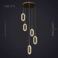 KEZIA COMBO Cascade lighting fixtures