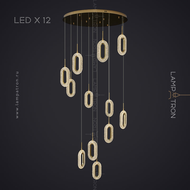 KEZIA COMBO Cascade lighting fixtures