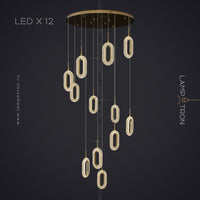KEZIA COMBO Cascade lighting fixtures