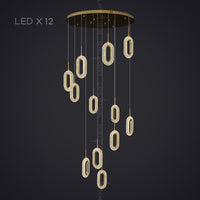 KEZIA COMBO Cascade lighting fixtures
