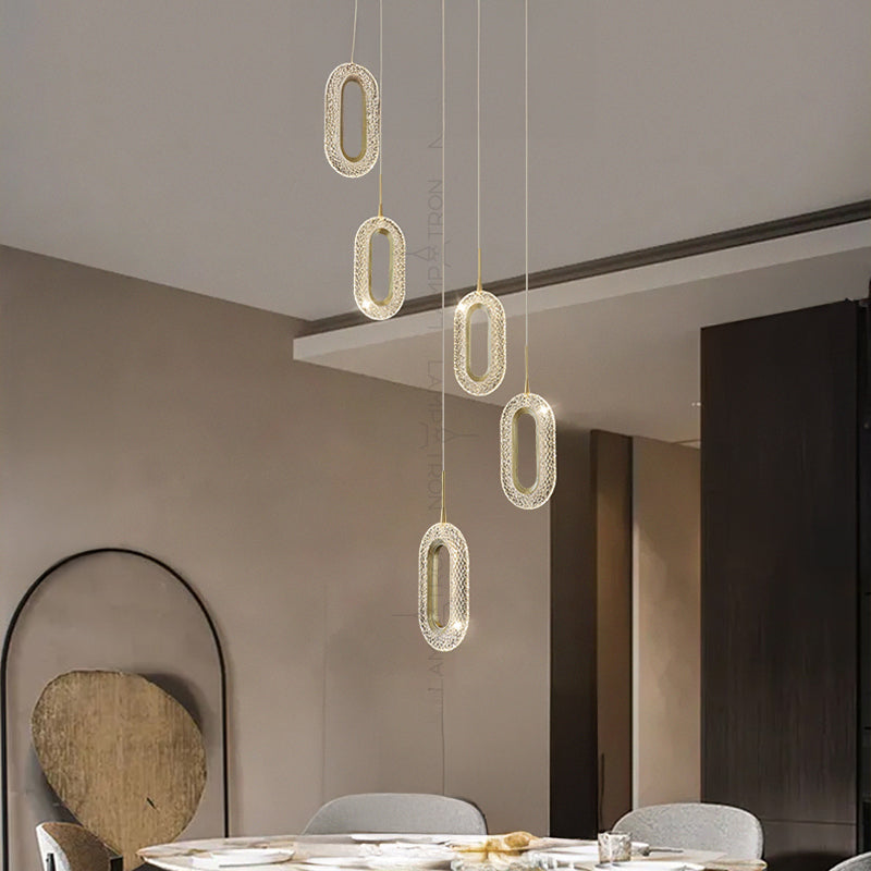 KEZIA COMBO Cascade lighting fixtures