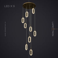 KEZIA COMBO Cascade lighting fixtures