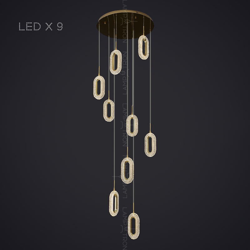KEZIA COMBO Cascade lighting fixtures