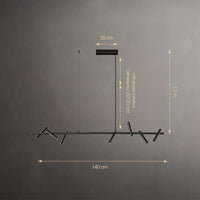 LEEDS LONG Long lighting fixture