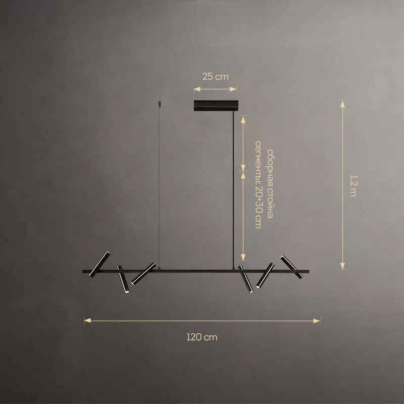 LEEDS LONG Long lighting fixture