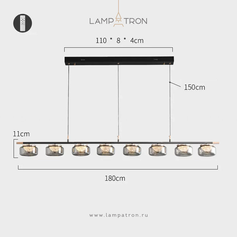 MAYER LONG Long lighting fixture