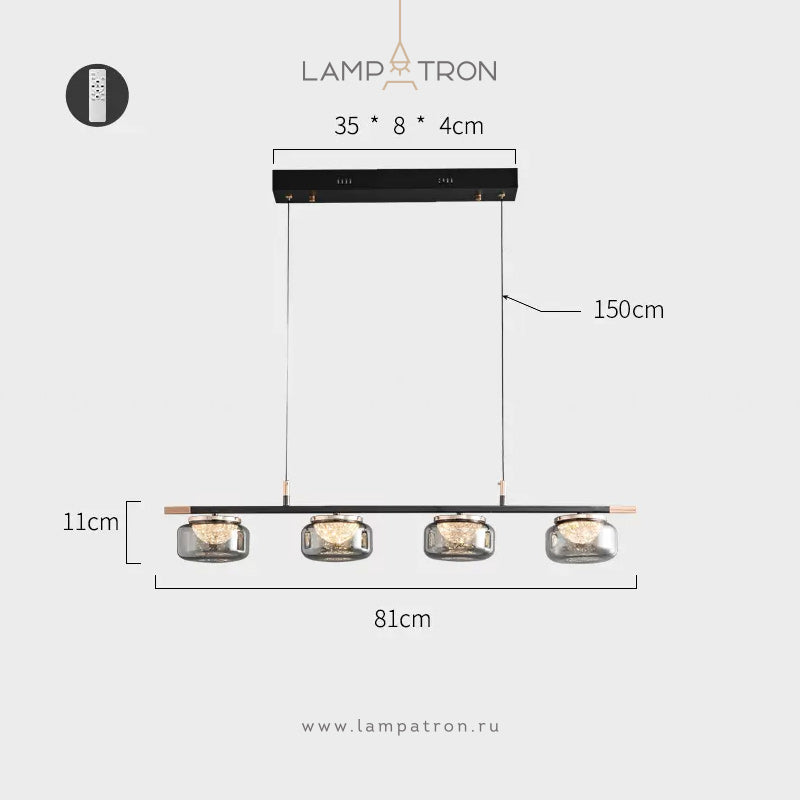 MAYER LONG Long lighting fixture