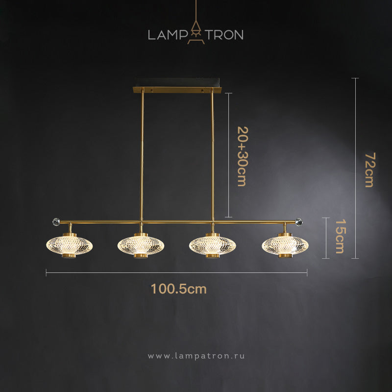 NICOL LONG Long lighting fixture