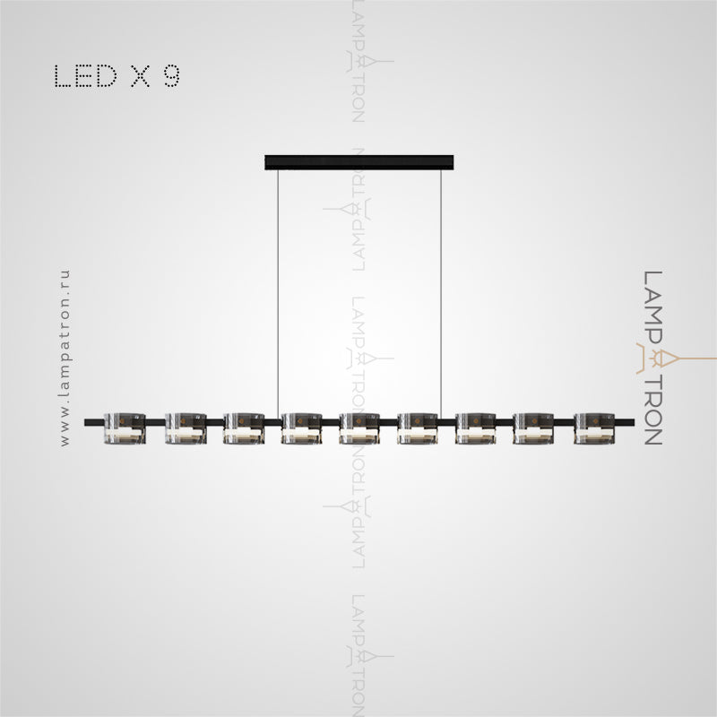 NICOLETTA B LONG Long lighting fixture