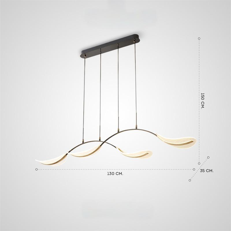 November Long slatted, row-type light fixture