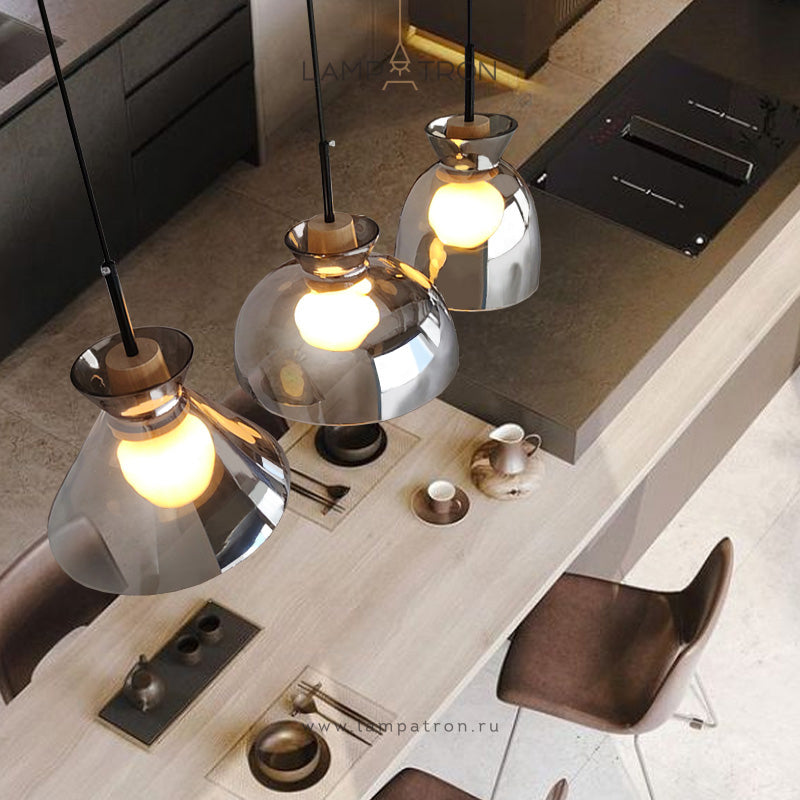 OMG GLASS COIL Pendant light