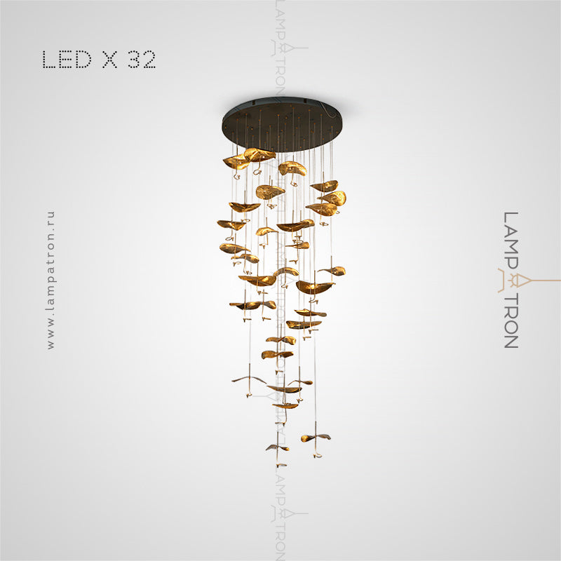 PALERMO MORE Cascade lighting fixtures