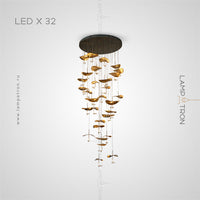 PALERMO MORE Cascade lighting fixtures